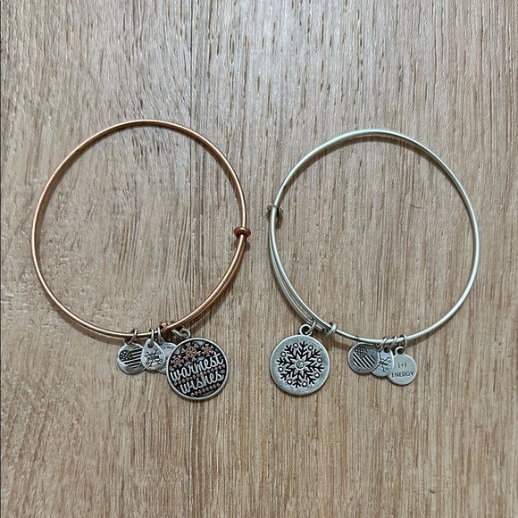 ALEX AND ANI | Bundle of Winter Charm Bracelets - Picture 1 of 5